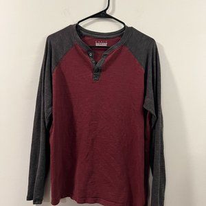 Long Sleeve Maroon Shirt